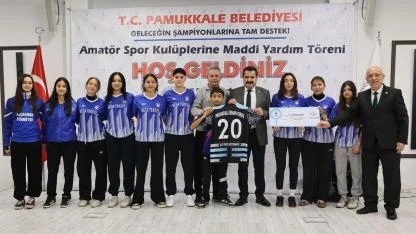 PAMUKKALE BELEDİYESİ’NDEN 66 KULÜBE 1 MİLYON TL