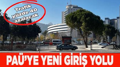 Pamukkale Üniversitesi Hastanesine yeni giriş yolu