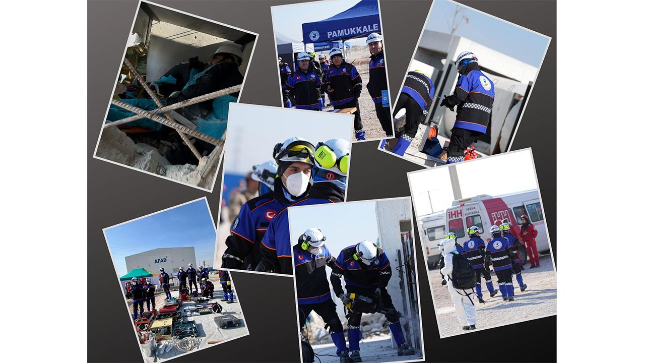 PAÜ Arama Kurtarma Ekibi, Tatbikata Katıldı