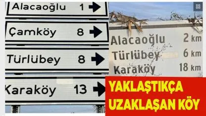 Buldan'da yaklaştıkça uzaklaşan köy