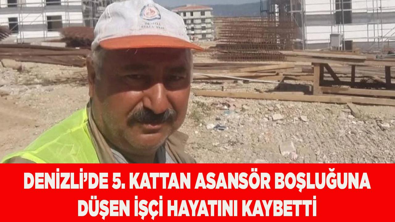 5. kattan asansör boşluğuna düşen işçi hayatını kaybetti