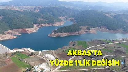 YAĞIŞ, AKBAŞ BARAJI'NI ETKİLEMEDİ