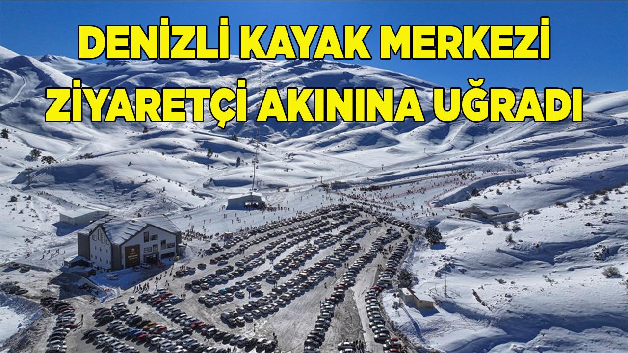 Denizli Kayak Merkezi ziyaretçi akınına uğradı