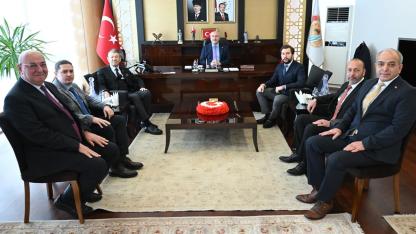 DENİZLİ OSB YÖNETİMİNDEN VALİ YAVUZ SELİM KÖŞGER’E ZİYARET