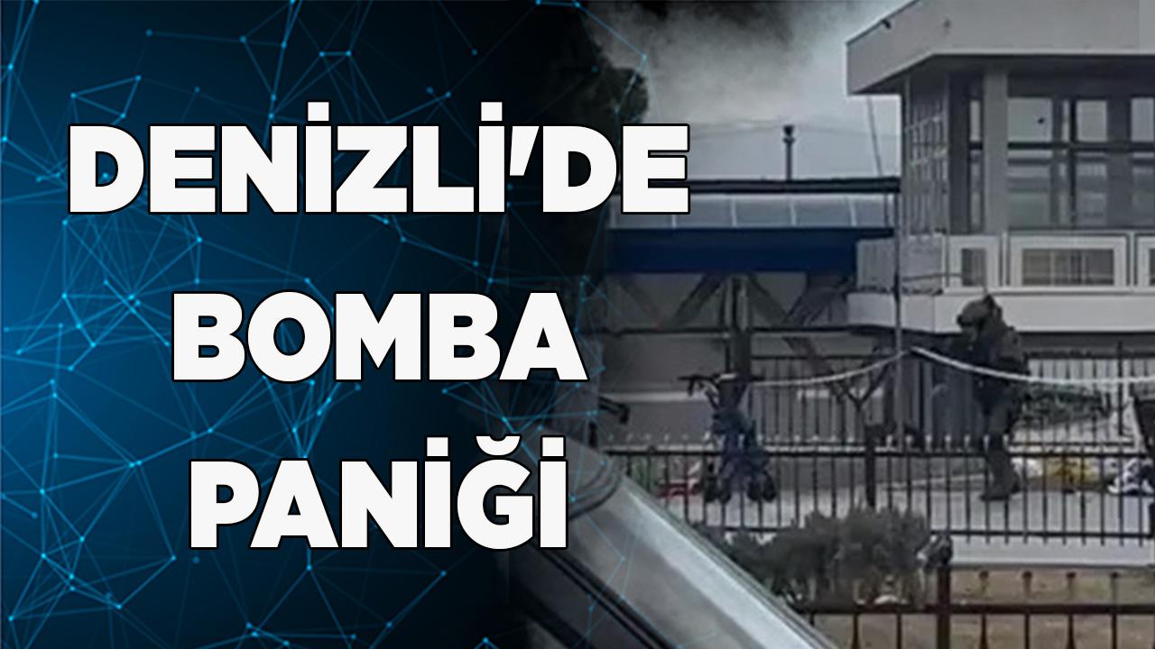Denizli'de bomba paniği