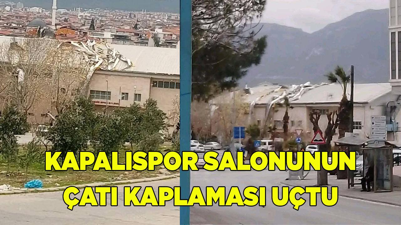 Denizli’de rüzgar'dan çatılar uçtu, insanlar yürüyemedi
