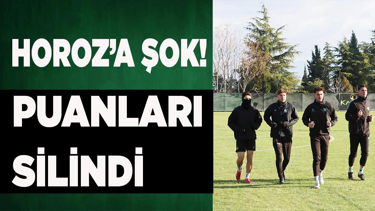 Denizlispor’un puanı silindi