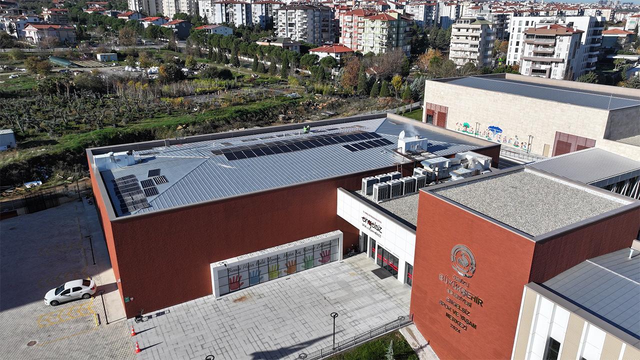 Engelsiz Yaşam ve Spor Merkezi’ne GES kuruldu