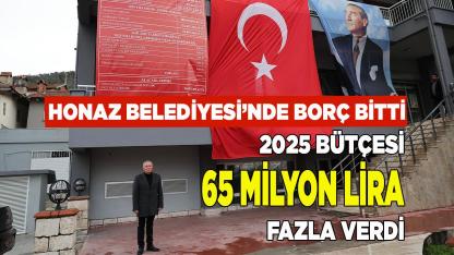 Honaz Belediyesi’nden şeffaf mali tablo