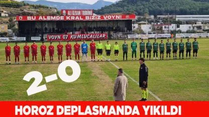 HOROZ DEPLASMANDA YIKILDI