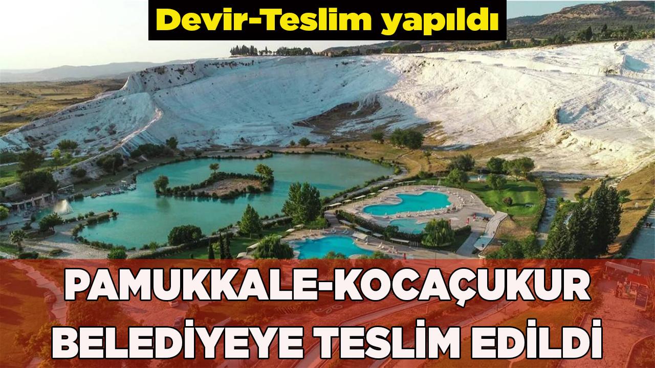 KOCAÇUKUR BELEDİYEYE TESLİM EDİLDİ