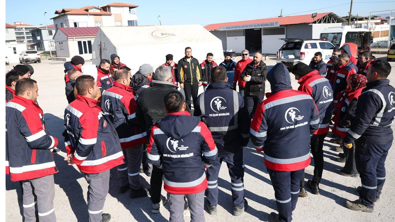 MERKEZEFENDİ PERSONELİNE AFET FARKINDALIK EĞİTİMİ