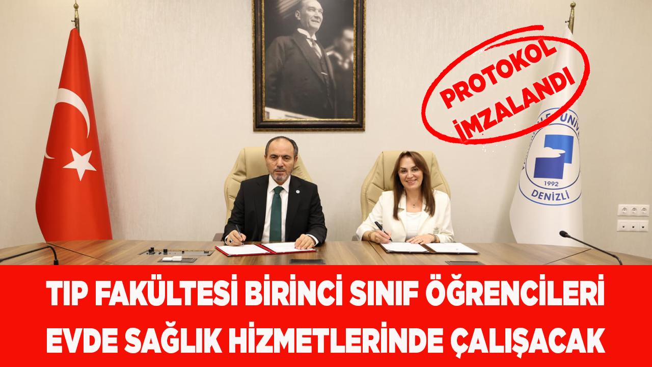 PAÜ ile Denizli İl Sağlık Müdürlüğü Protokol İmzaladı