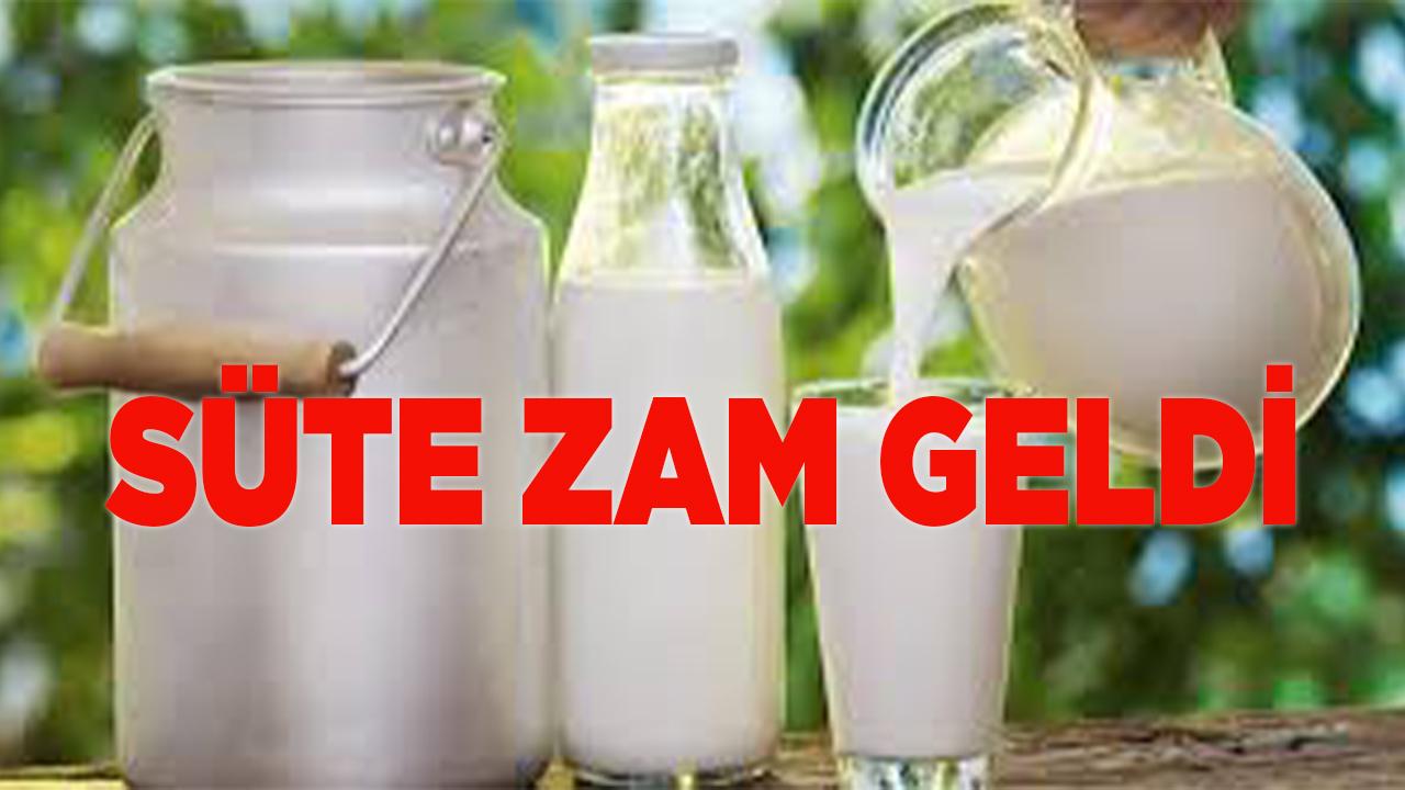 SÜTE ZAM GELDİ