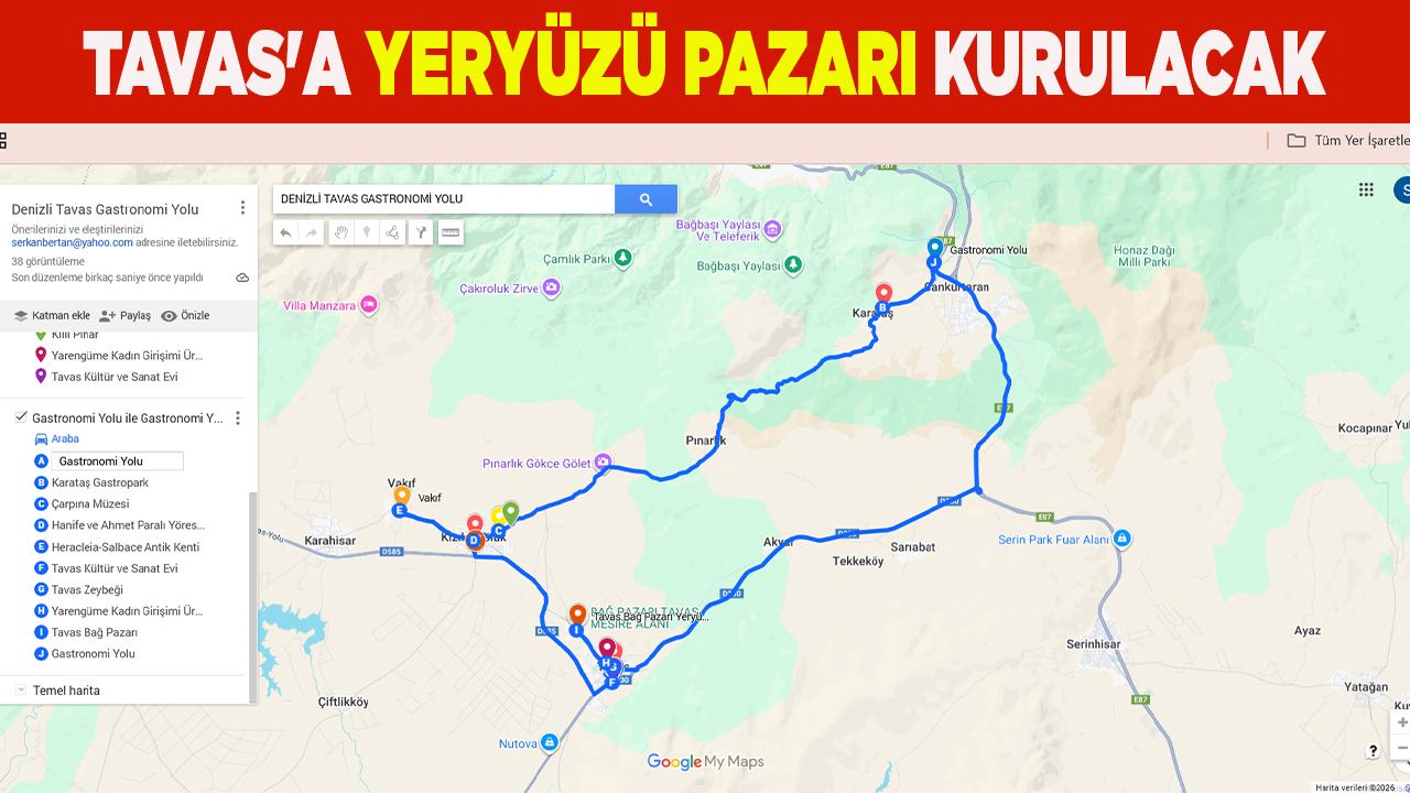 Tavas'a Yeryüzü Pazarı’nın Kurulması İçin Başvuru Yapıldı
