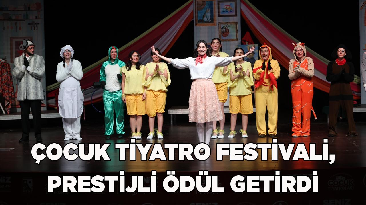 TİYATRO FESTİVALİ, MERKEZEFENDİ’YE PRESTİJLİ ÖDÜL GETİRDİ