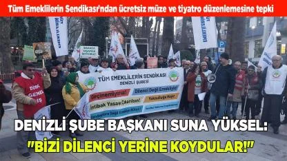 YÜKSEL: "BİZİ DİLENCİ YERİNE KOYDULAR!"