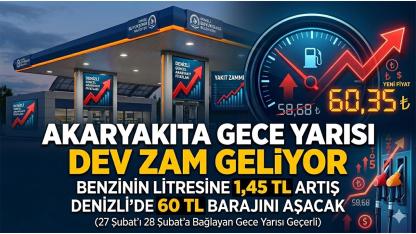 Benzine Gece Yarısı Büyük Zam Geliyor