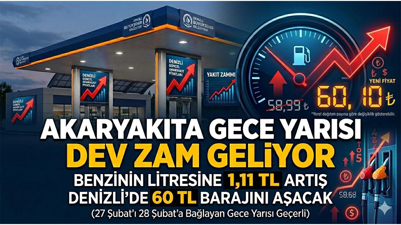 Benzine Gece Yarısı Büyük Zam Geliyor