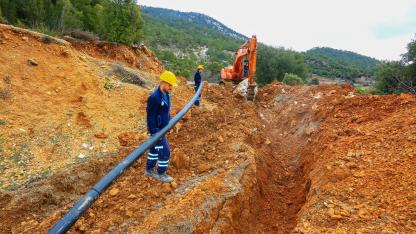 Çameli Elmalı Mahallesi altyapısı sil baştan yenileniyor