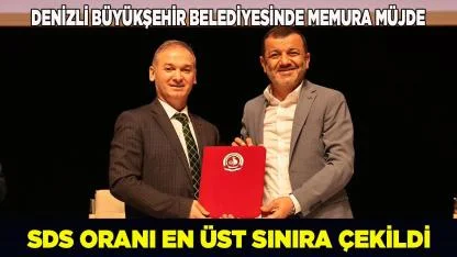 Denizli Büyükşehir Belediyesinde Memura Müjde