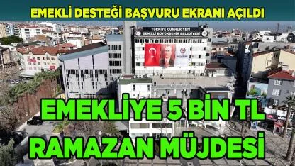 Denizli Büyükşehir'den Emekliye 5 Bin TL Ramazan Müjdesi