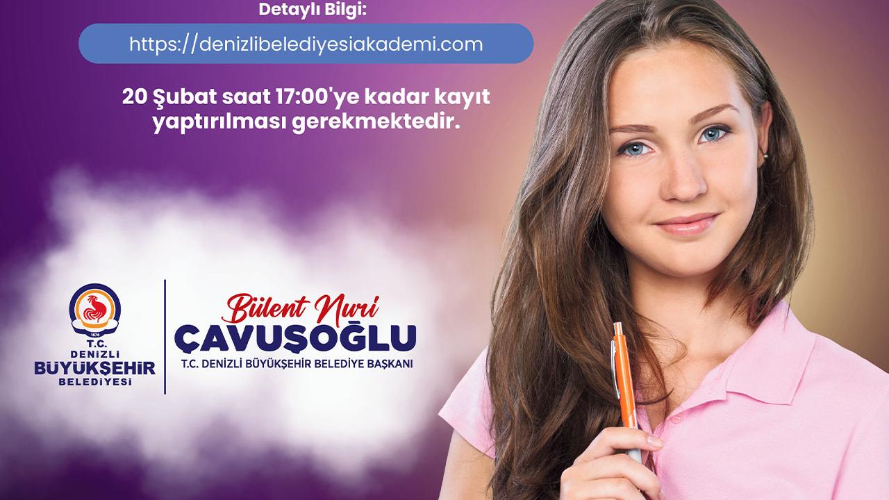 Denizli Büyükşehir’den gençlere dijital eğitim desteği