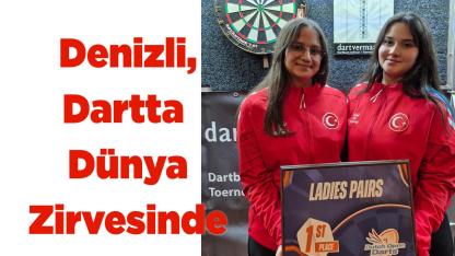 Denizli Dartta Dünya Zirvesinde
