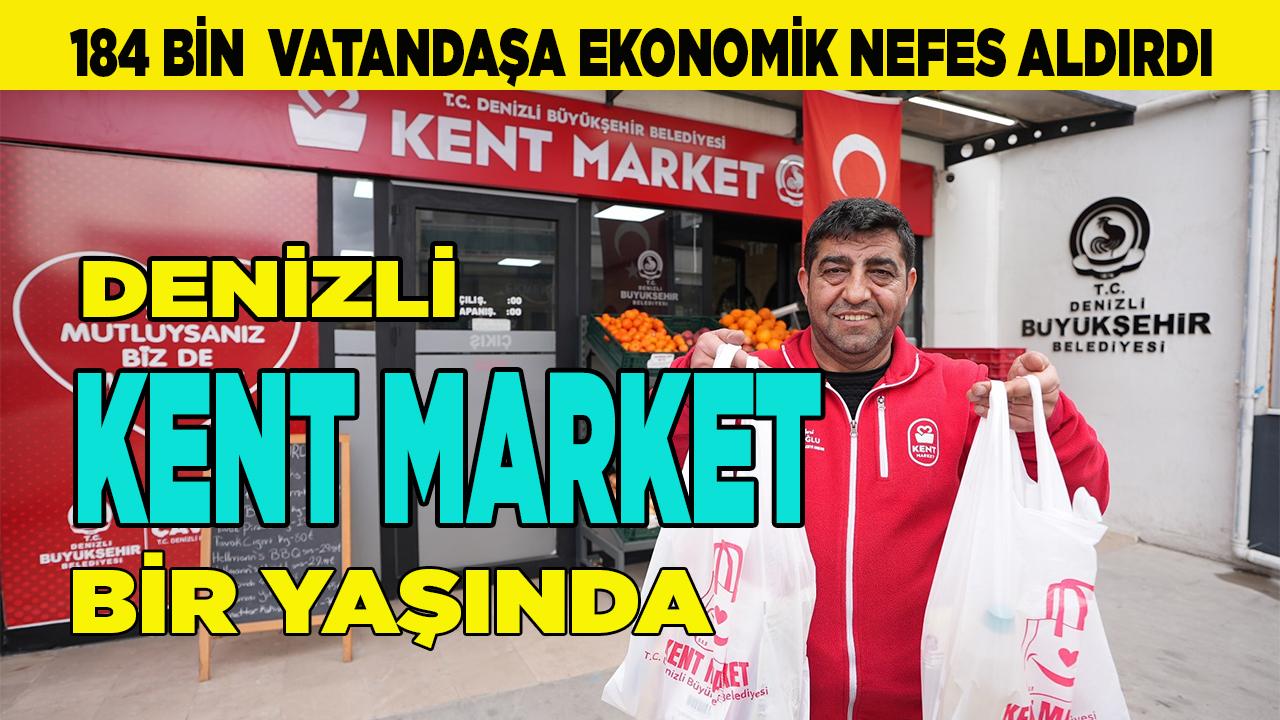 Denizli Kent Market Bir Yaşında