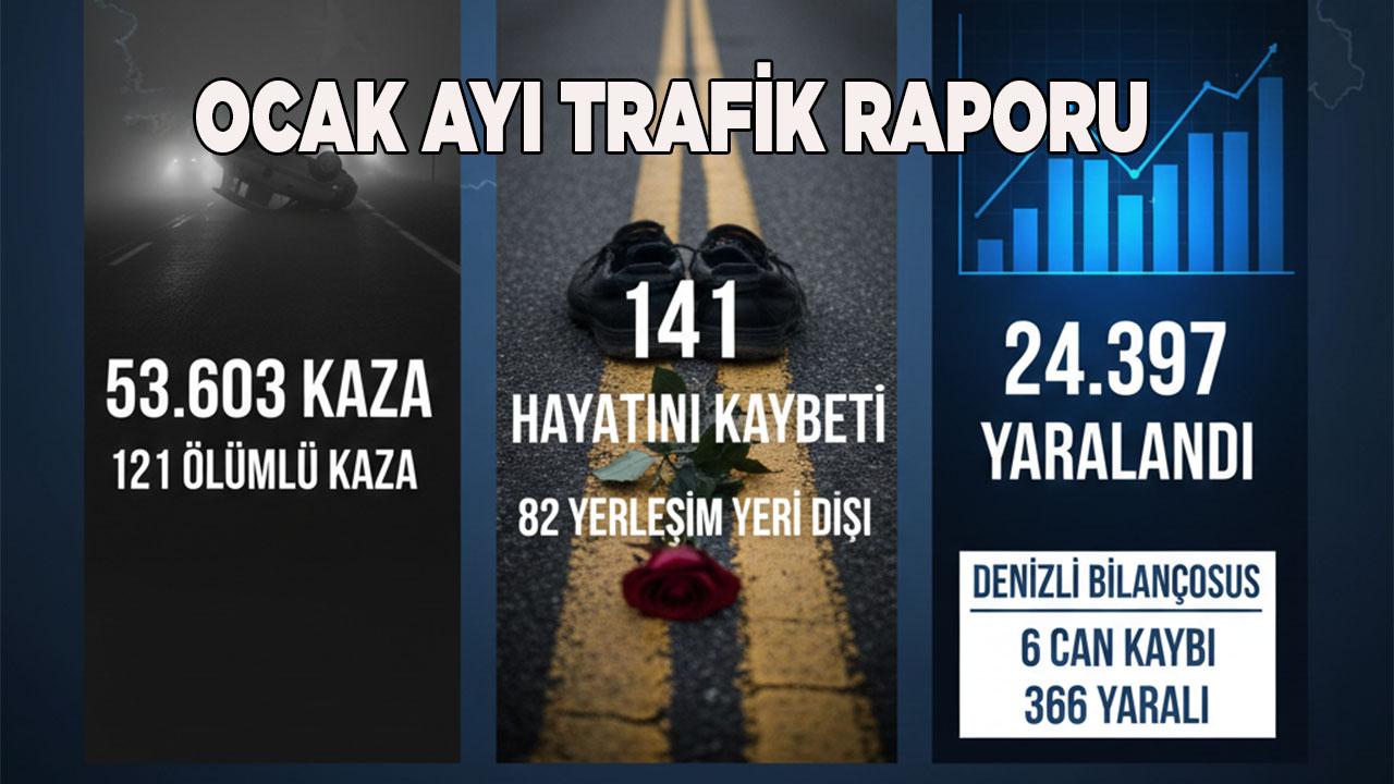 Denizli Trafiğinde Acı Tablo