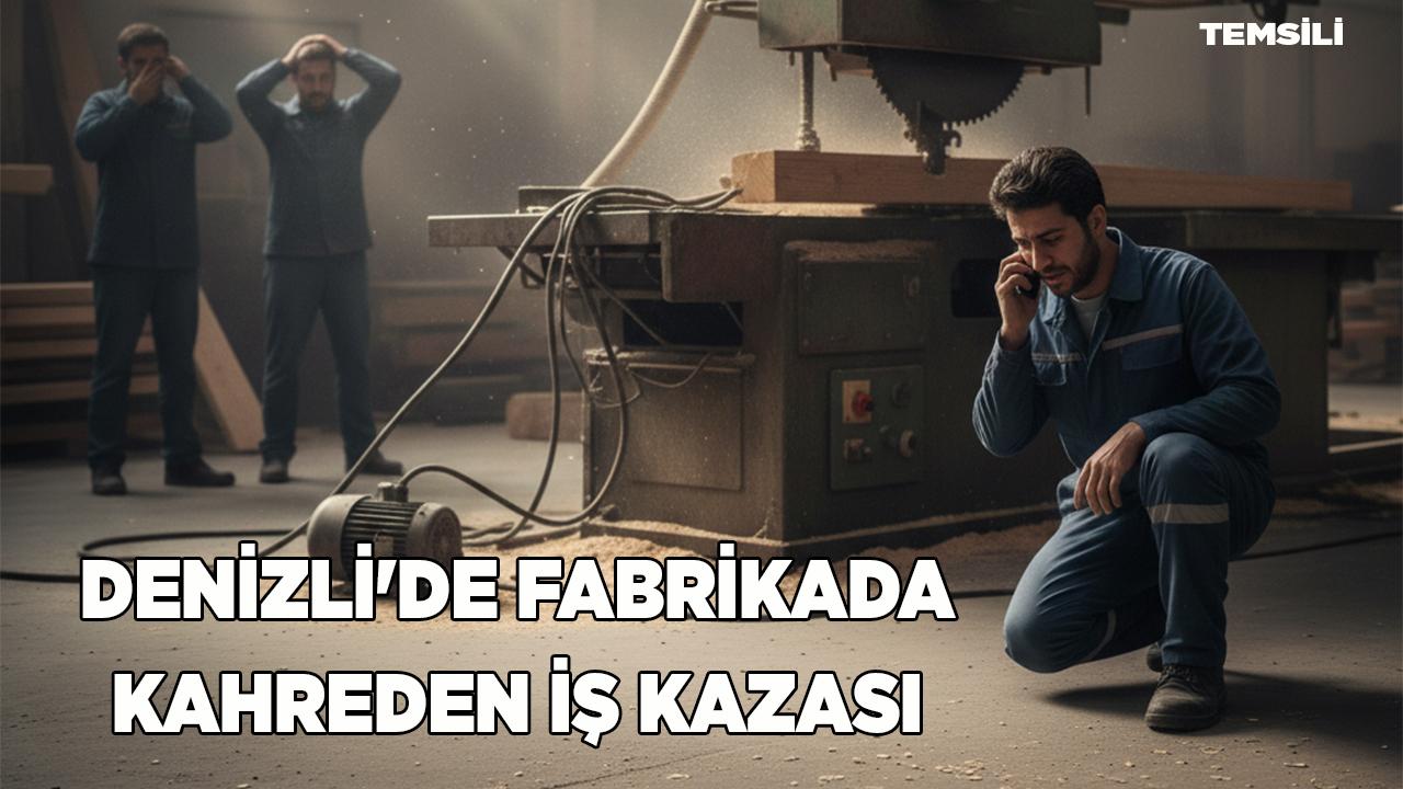 Denizli'de Fabrikada Kahreden İş Kazası