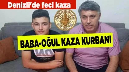 Denizli'de feci kaza