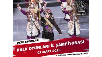 Denizli'de Halk Oyunları Şöleni Başlıyor