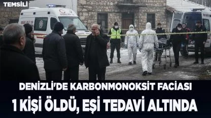 Denizli'de Karbonmonoksit Faciası: 1 ölü