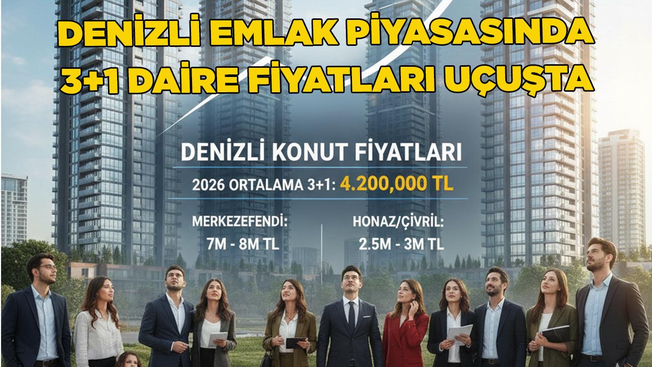 Denizli'de Konut Fiyatları Rekor Kırdı
