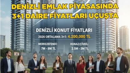 Denizli'de Konut Fiyatları Rekor Kırdı