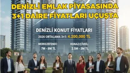 Denizli'de Konut Fiyatları Rekor Kırdı