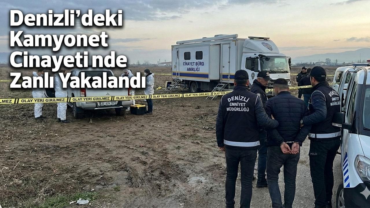 Denizli’deki Kamyonet Cinayetinde Zanlı Yakalandı