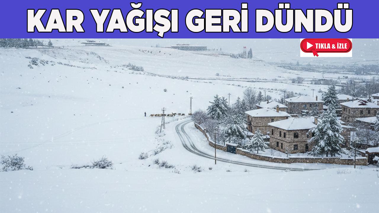 Denizli'nin Yüksek yerleri beyaza büründü