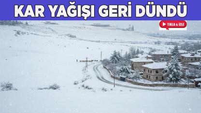 Denizli'nin Yüksek yerleri beyaza büründü