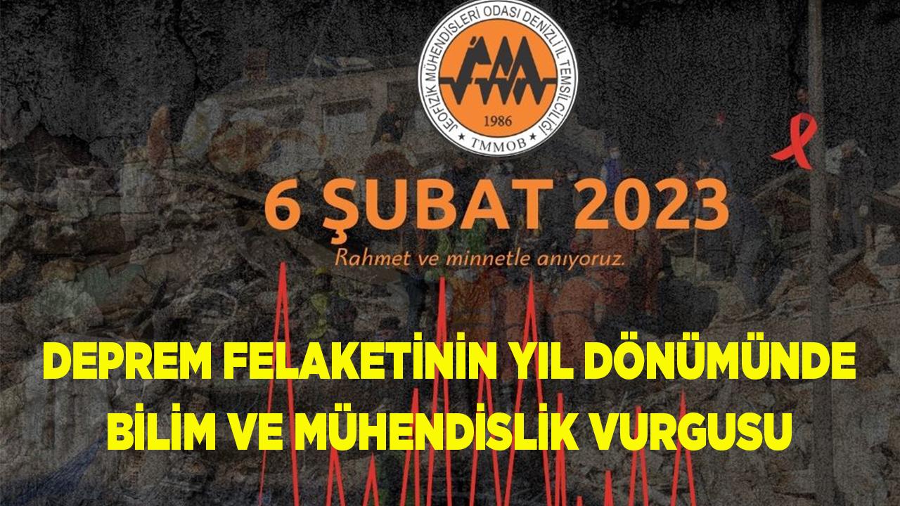 Deprem Felaketinin Yıl Dönümünde Bilim ve Mühendislik Vurgusu