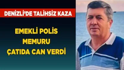 Emekli Polis Memuru Çatıda Can Verdi
