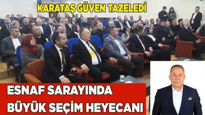 Emlakçılar Odasında Muhammet Karataş Güven Tazeledi