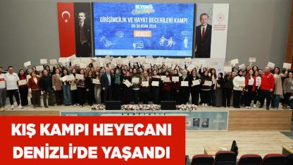 KIŞ KAMPI HEYECANI DENİZLİ'DE YAŞANDI