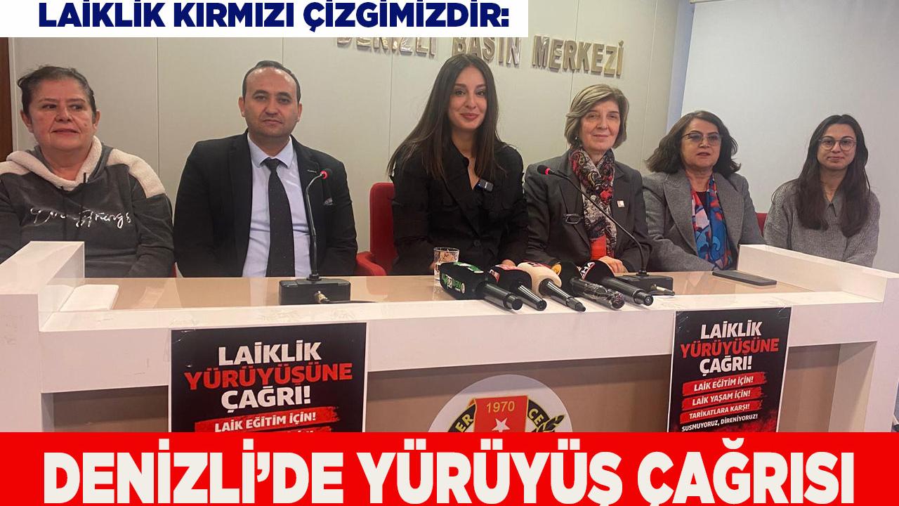 Laiklik Kırmızı Çizgimizdir: Denizli’de Yürüyüş Çağrısı