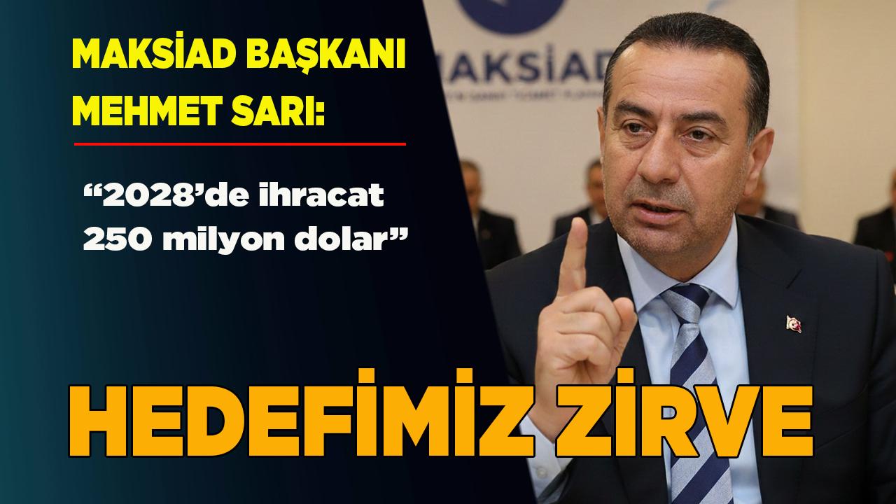 Makine Sektörü İhracatta Zirveyi Hedefliyor