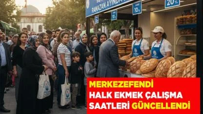 Merkezefendi Halk Ekmek Ramazan Boyunca Sofralarda
