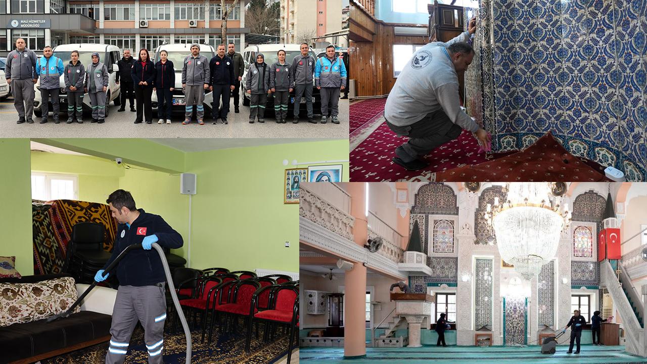 PAMUKKALE’DE İBADETHANELER TEMİZLENİYOR