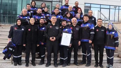 PAÜ Arama Kurtarma Ekibine AFAD’dan Akreditasyon Belgesi