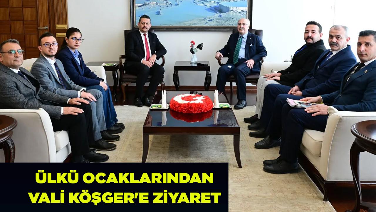 Ülkü Ocaklarından Vali Köşger'e Ziyaret